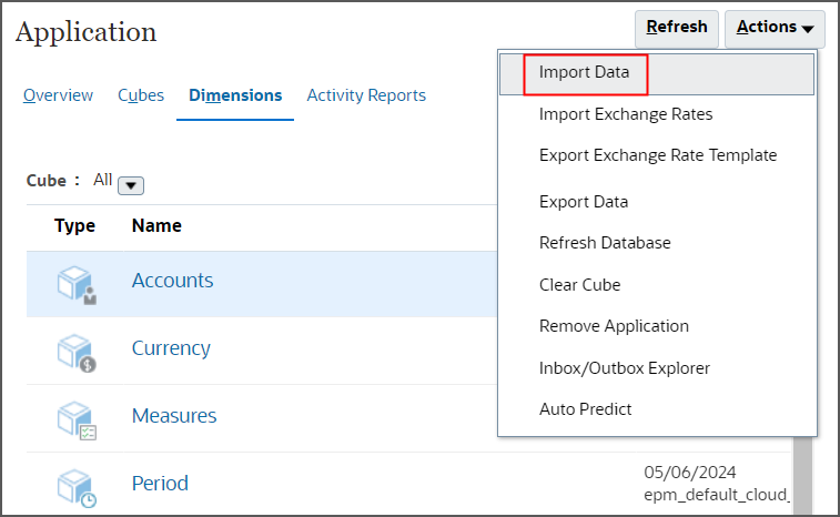 Import Data
